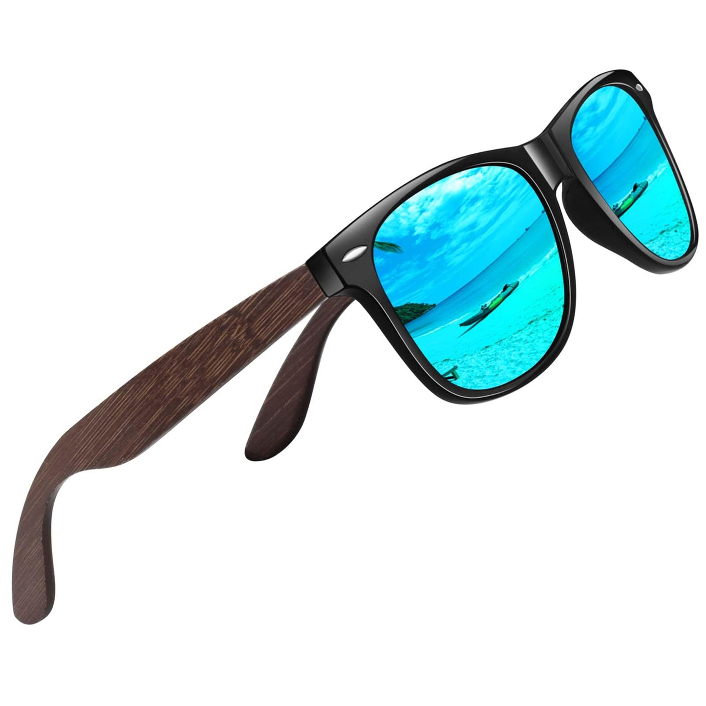 Eyeland Polarized Sunglasses β Blue Mirror UV400