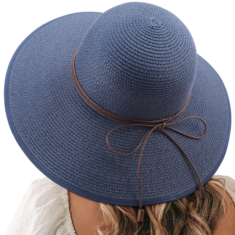 Eyeland Coastal Sun Hat β Navy Blue / Beige