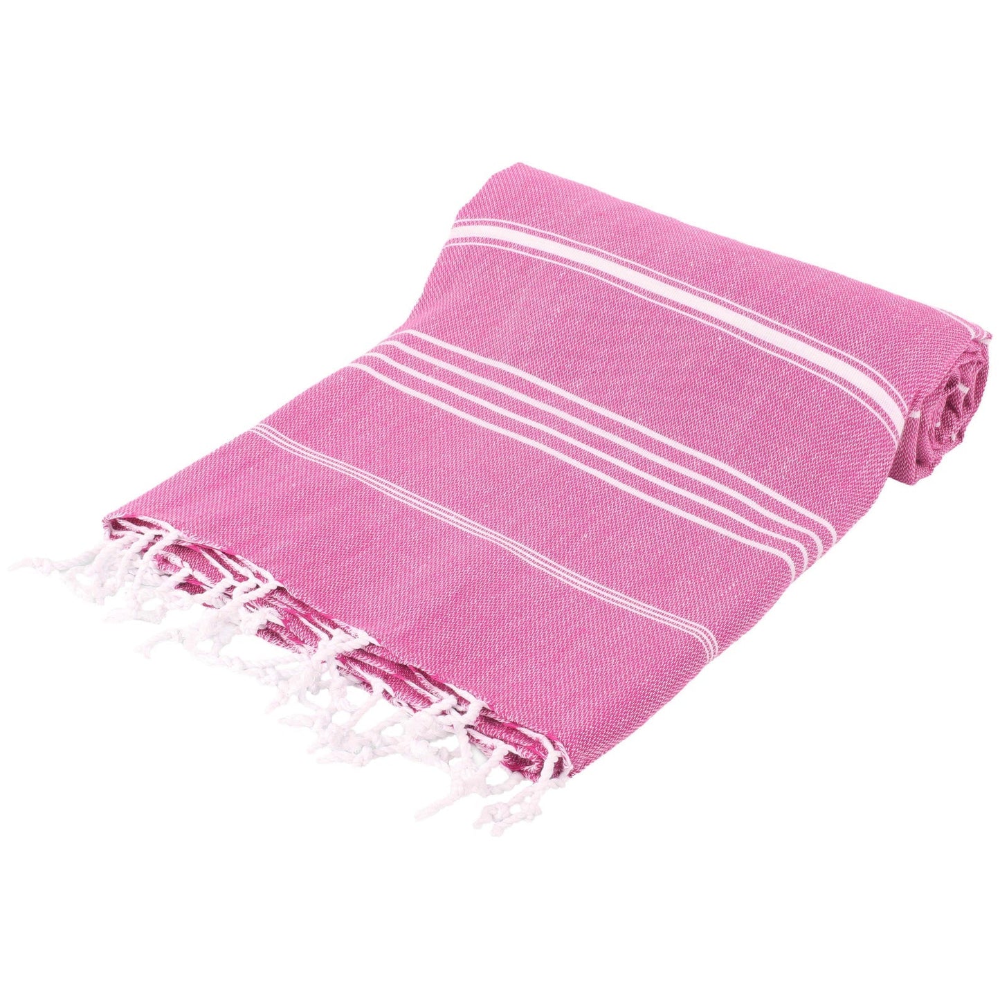 Premium Turkish Cotton Beach & Bath Towel | Lightweight Quick-Dry Peshtemal – Pink
