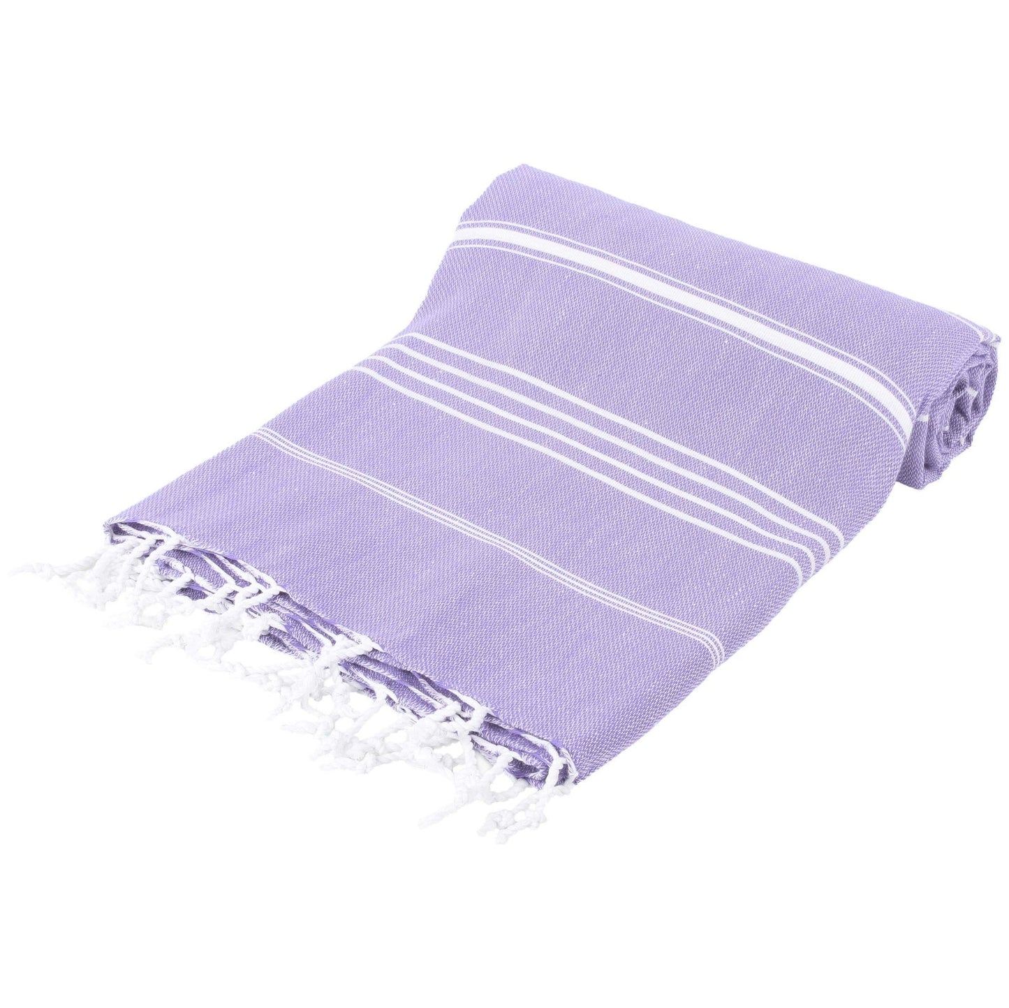 Lilac Monaco Turkish Towel – Lightweight Quick Dry Beach & Bath Towel, Luxury Turkish Cotton Spa Towel, Travel & Pool Towel