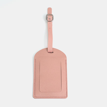 Premium Leather Luggage Tag with Privacy Cover