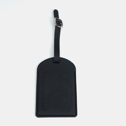 Premium Leather Luggage Tag with Privacy Cover