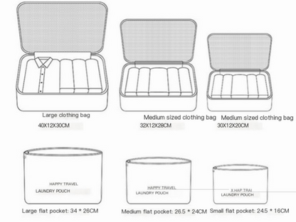 Portable Travel Luggage Packing Cubes