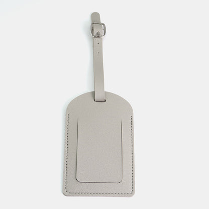 Premium Leather Luggage Tag with Privacy Cover