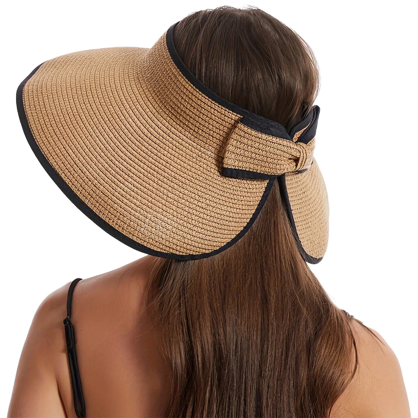 Island Breeze Straw Sun Visor