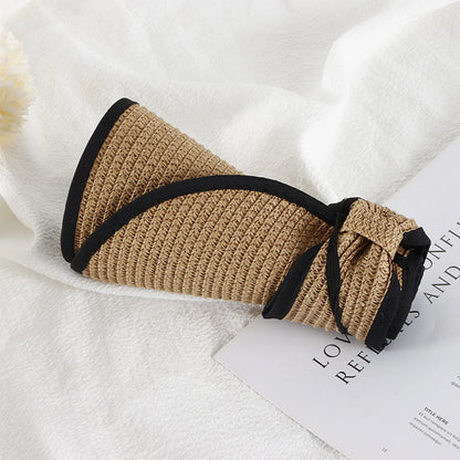 Island Breeze Straw Sun Visor