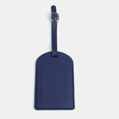 Premium Leather Luggage Tag with Privacy Cover