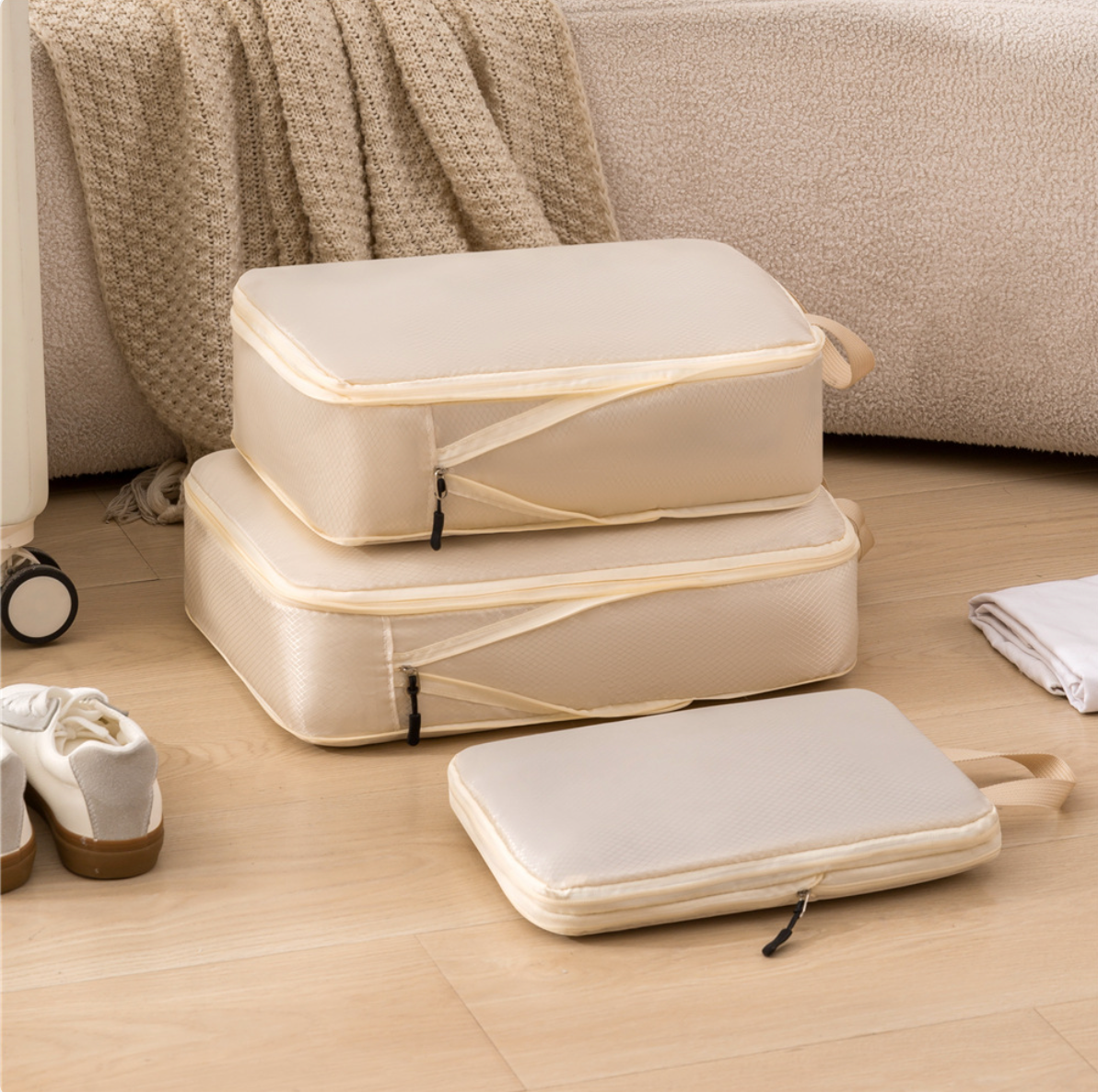Travel Compression Packing Cube Set (3-Piece)