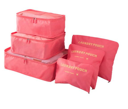 6-Piece Travel Packing Cube Organizer Set